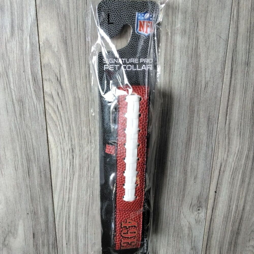 NFL san francisco 49ers Dog Collar Large Football Signature Pro Pet Collar
